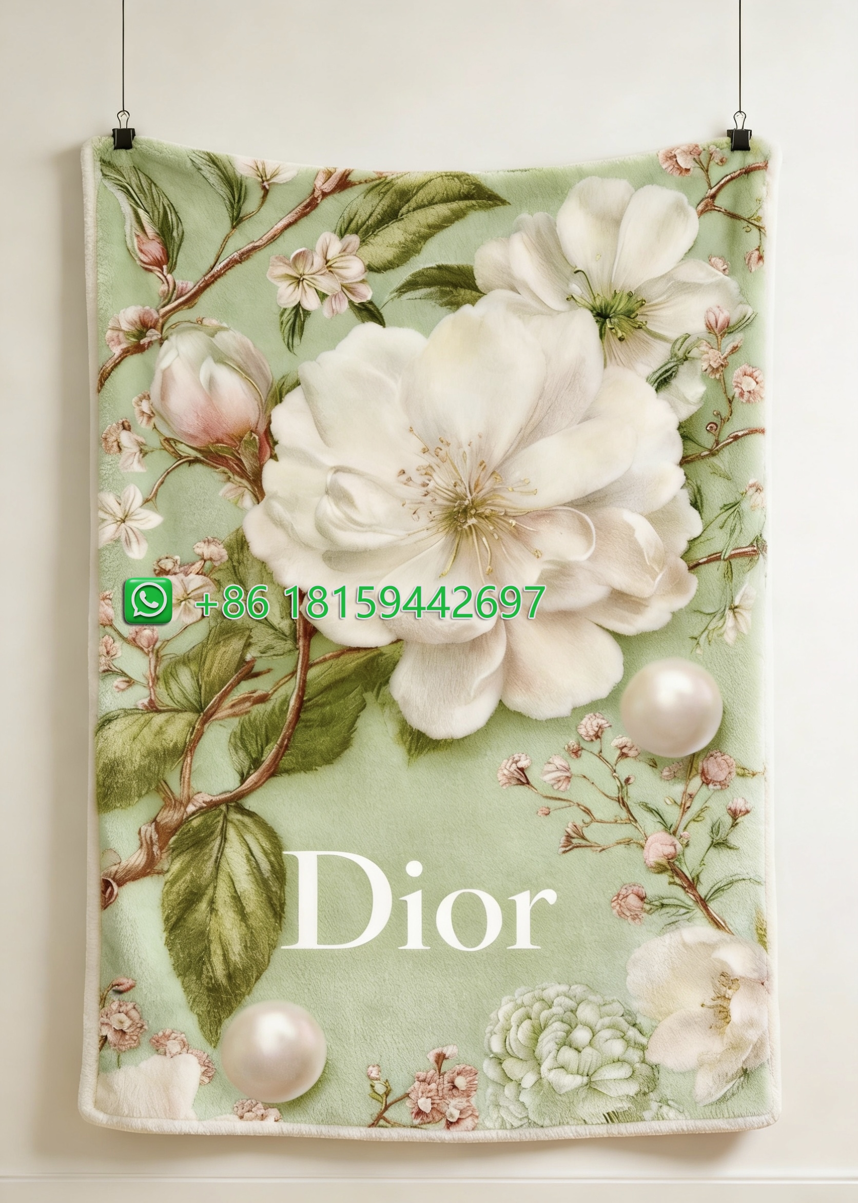Dior Throw Blankets